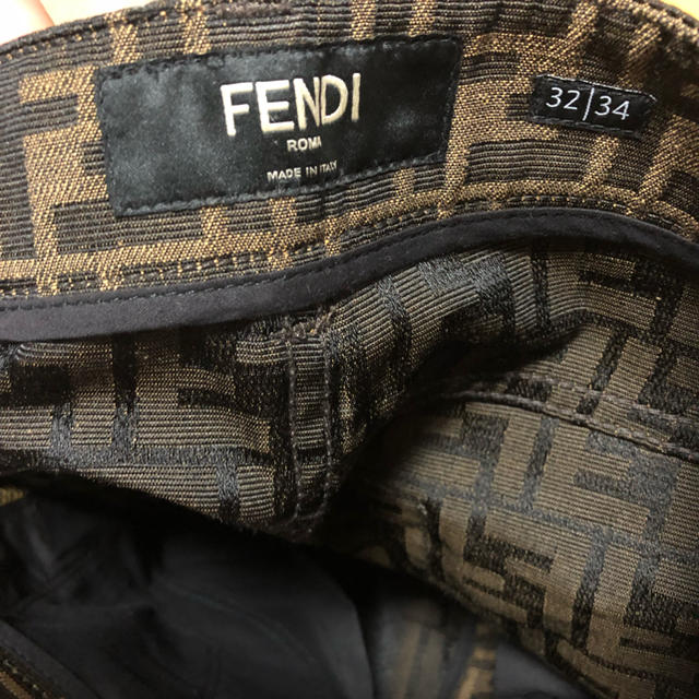FENDI - fendi ズッカ柄ハイウエストパンツの通販 by king shop FENDI - fendi ズッカ柄ハイウエストパンツの通販 by king shop