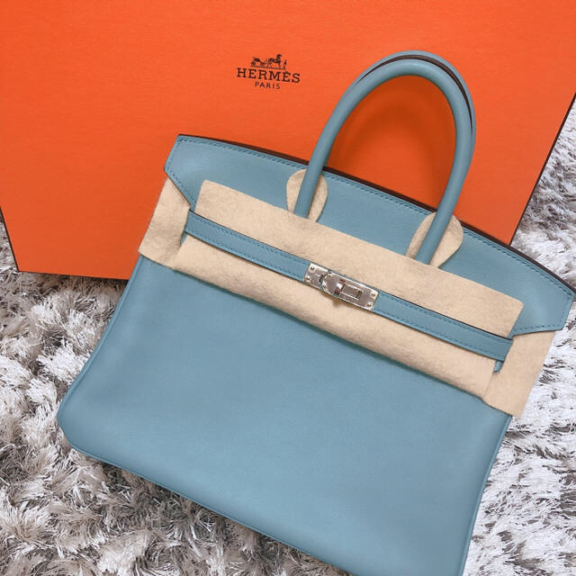 Hermes(エルメス)の1週間限定出品⭐︎バーキン25ブルーサンシール♡美品 レディースのバッグ(ハンドバッグ)の商品写真