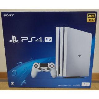 プレイステーション4(PlayStation4)のPS4 pro グレイシャーホワイト 新品未使用(家庭用ゲーム機本体)