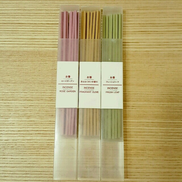 MUJI (無印良品) 無印良品 お香3色セットの通販 by cocochala shop｜ムジルシリョウヒンならラクマ