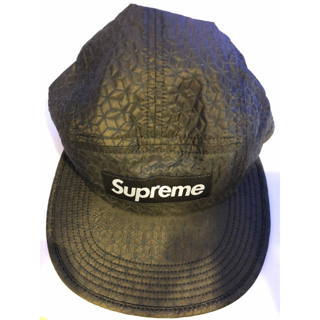 Geometric Ripstop Camp Cap