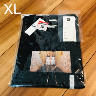 ジーユー(GU)のXL 新品GU シャイニング Tシャツ ブラック(Tシャツ/カットソー(半袖/袖なし))