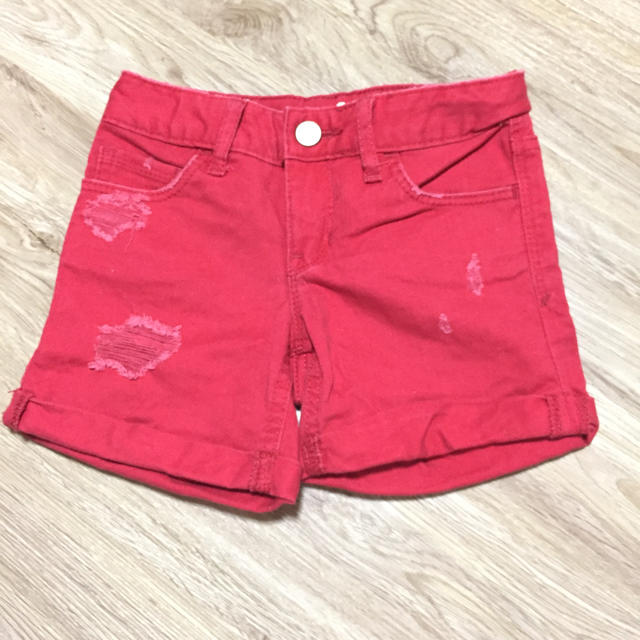 GAP Kids(ギャップキッズ)のダメージ加工 ショーパン キッズ/ベビー/マタニティのキッズ服女の子用(90cm~)(パンツ/スパッツ)の商品写真