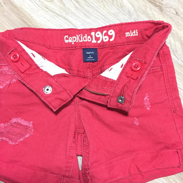 GAP Kids(ギャップキッズ)のダメージ加工 ショーパン キッズ/ベビー/マタニティのキッズ服女の子用(90cm~)(パンツ/スパッツ)の商品写真