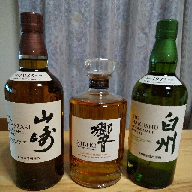 酒サントリーウイスキー3本セット