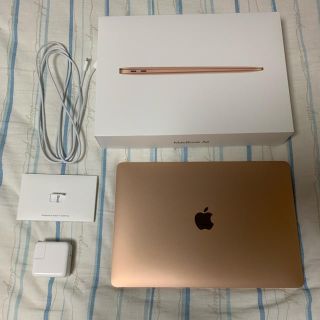 マック(Mac (Apple))のMacBookAir 13インチ ゴールド(ノートPC)