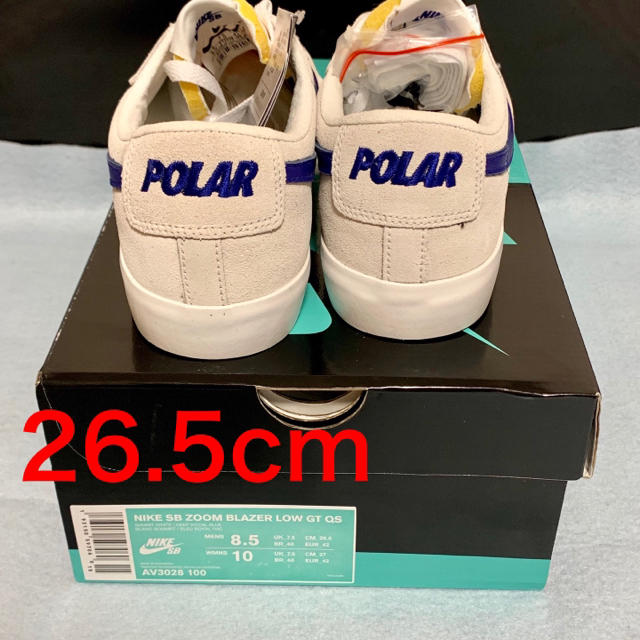 NIKE SB POLAR SKATE ZOOM BLAZER LOW 26.5