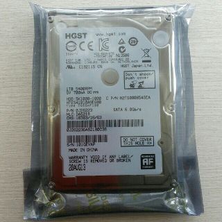 ヒタチ(日立)のHGST製　2.5型 1TB SATA HDD　その2(PCパーツ)