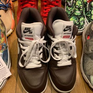 シュプリーム(Supreme)のブラウン supreme nike SB Airforce 2 9.5(スニーカー)