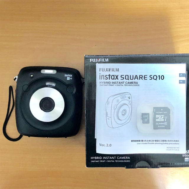 富士フイルム(フジフイルム)のSQ10 SDカード付き スマホ/家電/カメラのカメラ(フィルムカメラ)の商品写真