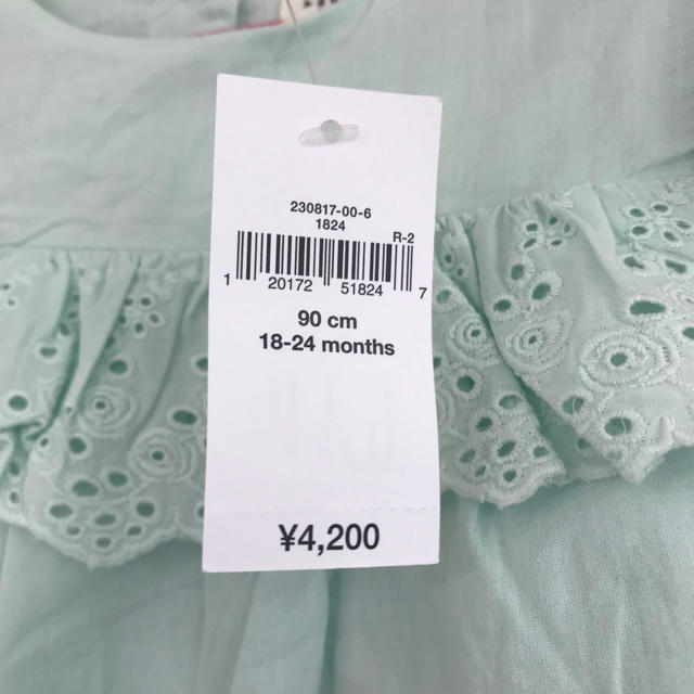 GAP(ギャップ)の新品 GAP ワンピース キッズ/ベビー/マタニティのキッズ服女の子用(90cm~)(ワンピース)の商品写真