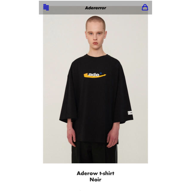 MAISON KITSUNE'(メゾンキツネ)のadererror tシャツ メンズのトップス(Tシャツ/カットソー(七分/長袖))の商品写真