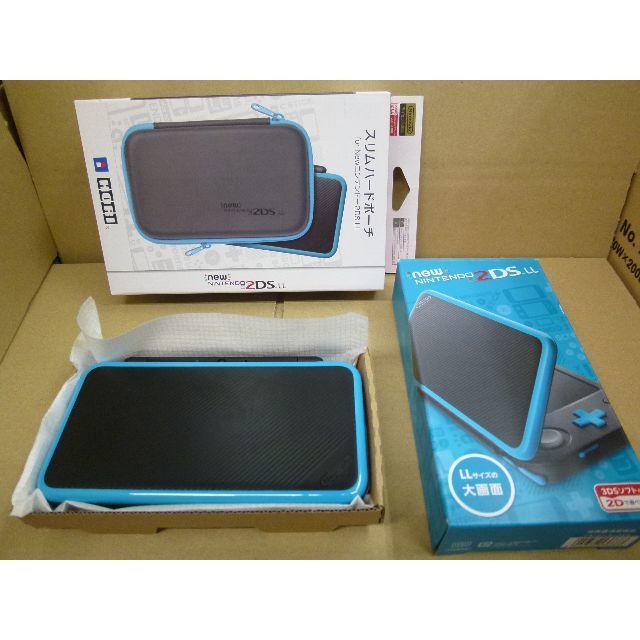 任天堂 - New ニンテンドー 2DSLL 本体 ポーチ付き