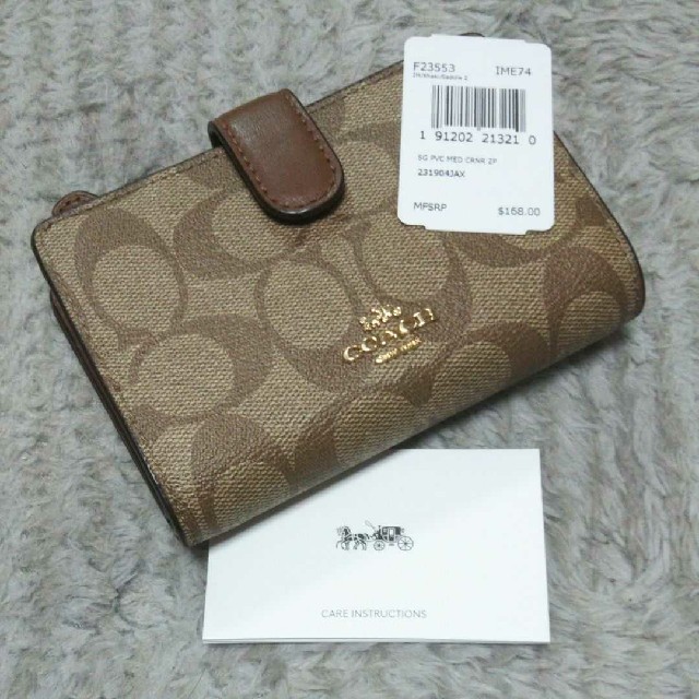 【新品】コーチ COACH 二つ折り財布  F23553