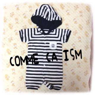 コムサイズム(COMME CA ISM)の美品♡コムサ ベビーサイズ７０♡(ロンパース)