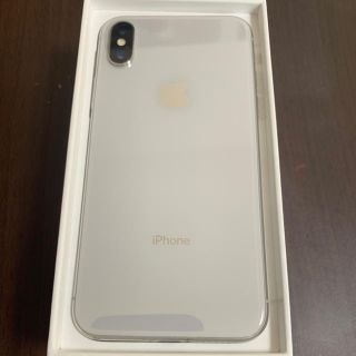 ソフトバンク(Softbank)のiPhone X silver 256 GB SoftBank (スマートフォン本体)