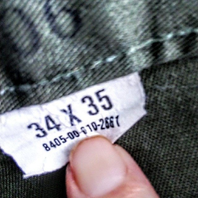 Buzz Rickson's(バズリクソンズ)の美品 米軍実物 ベーカーパンツ チノパン パンツ② メンズのパンツ(ワークパンツ/カーゴパンツ)の商品写真