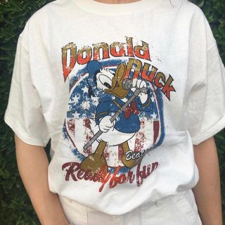 ロデオクラウンズワイドボウル(RODEO CROWNS WIDE BOWL)のDonald ROCK Tシャツ(Tシャツ(半袖/袖なし))