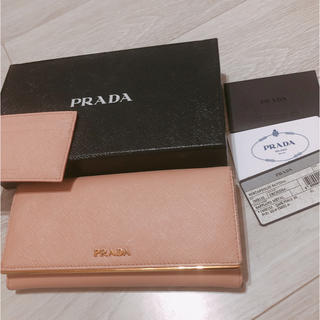 プラダ(PRADA)の♡PRADA正規品財布ピンク(財布)