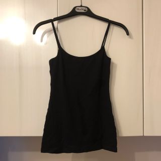 エイチアンドエム(H&M)の美品 H&M キャミソール 36 黒色(キャミソール)