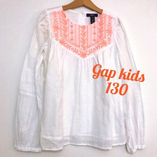 ギャップキッズ(GAP Kids)のアンバー様Gap kids♡刺繍コットンブラウス(ブラウス)