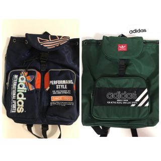 アディダス(adidas)の茹でさん専用 アディダス ヴィンテージ バックパック 90s 未使用(バッグパック/リュック)