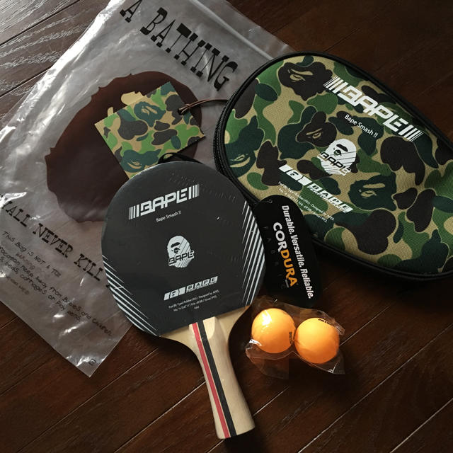 A BATHING APE(アベイシングエイプ)のBAPE ABC TABLE TENNIS SET  エンタメ/ホビーのフィギュア(その他)の商品写真