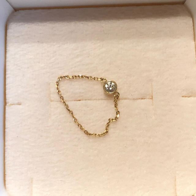 よむよむさま専用 天然ダイヤモンド 0.1ct k18 リング 直販 4200円引き