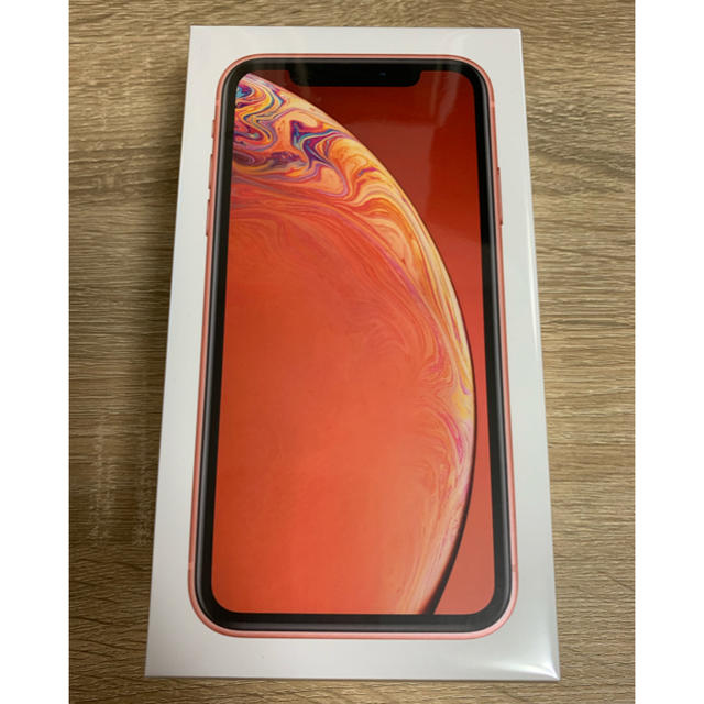 新品 iPhone XR 64GB コーラル au SIMロック解除可能