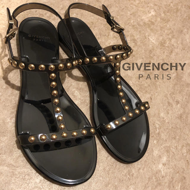 GIVENCHY ジバンシー スタッズ ラバー サンダル