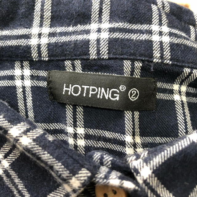 HOTPING(ホッピン)のHOTPING ウエストストリングチェックミニワンピース レディースのワンピース(ミニワンピース)の商品写真