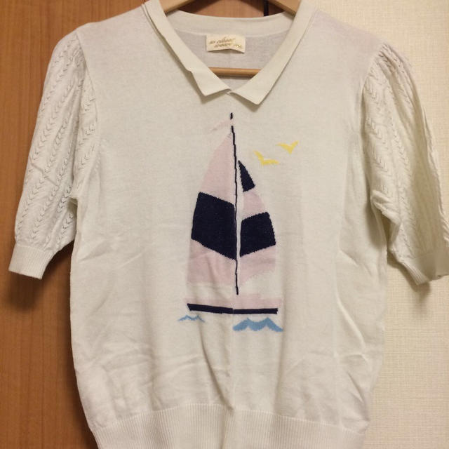 w closet(ダブルクローゼット)のサマーニット レディースのトップス(シャツ/ブラウス(半袖/袖なし))の商品写真