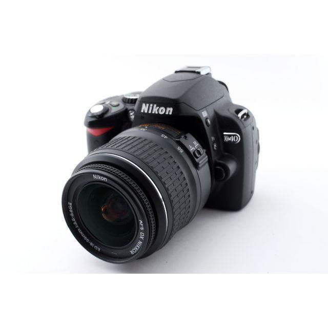 【美品】???? 新年！お値下げ Nikon D80箱、付属品、純正レンズスマホ/家電/カメラ