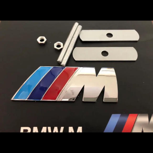 BMW - BMW Mロゴ 3Dメタル フロントグリル エンブレムクロームバッジ