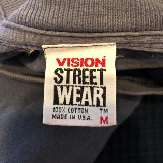 パウエル(POWELL)の超希少 90s ビンテージ USA製 vision オールドスケート Tシャツ(Tシャツ/カットソー(半袖/袖なし))