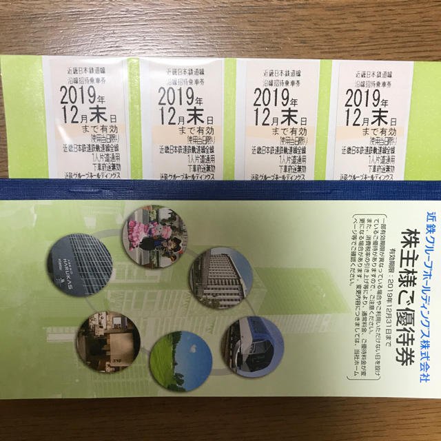 近鉄グループホールディングス株式会社 チケットの優待券/割引券(その他)の商品写真