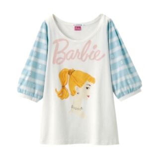 バービー(Barbie)のユニクロ バービー コラボ Tシャツ(Tシャツ(長袖/七分))