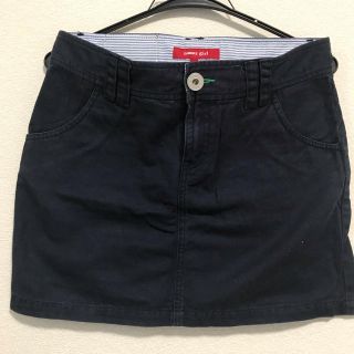 トミーガール(tommy girl)のtommy girl ネイビー ミニスカート Mサイズ(ミニスカート)