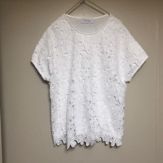 シンプリシテェ(Simplicite)のSIMPLICITE  ❤️レースカットソー❤️美品‼️(カットソー(半袖/袖なし))