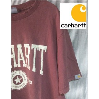 カーハート(carhartt)の レア Carhartt カーハート Tシャツ ワインレッド(Tシャツ/カットソー(半袖/袖なし))