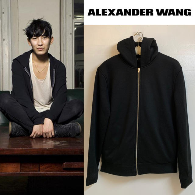 ALEXANDER WANG T by アレキサンダーワン ジップパーカー S-