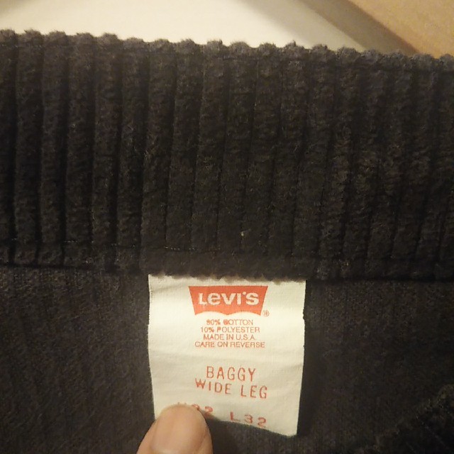 Levi's(リーバイス)の90s ビンテージ Levi's シルバータブ USA製 バキー ワイド パンツ メンズのパンツ(ワークパンツ/カーゴパンツ)の商品写真