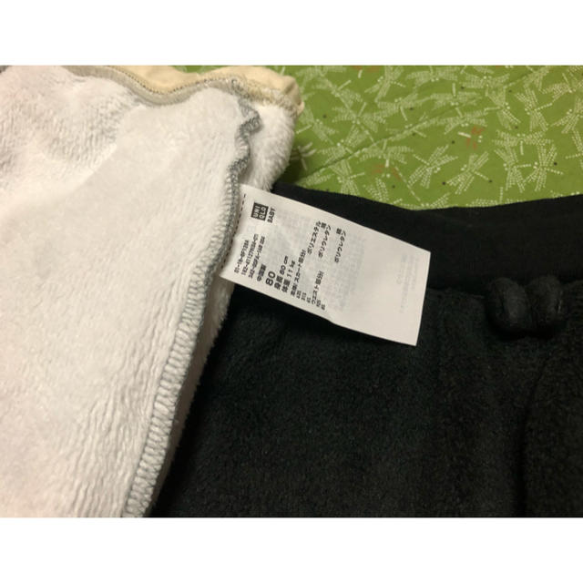 UNIQLO(ユニクロ)のユニクロ 80サイズ2本セット 裏起毛スパッツ送料込み キッズ/ベビー/マタニティのベビー服(~85cm)(パンツ)の商品写真