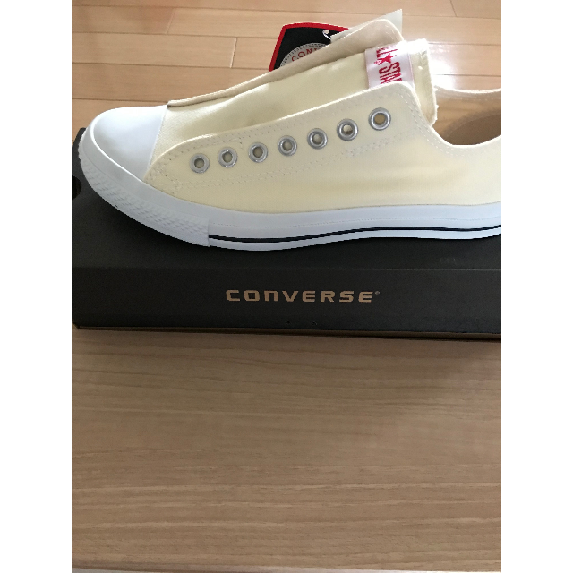 CONVERSE(コンバース)のALL STAR SLIPⅢOX特殊色彩　白/赤 27CM メンズの靴/シューズ(スニーカー)の商品写真