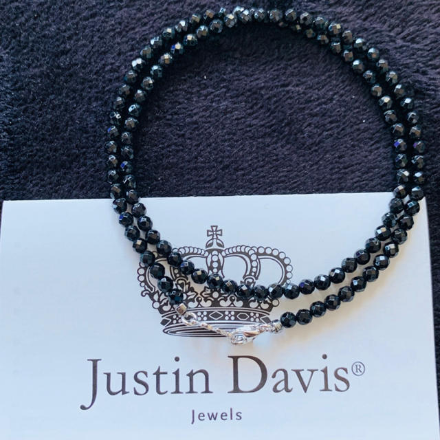 Justin Davis(ジャスティンデイビス)の新品◆JUSTIN DAVIS◆ONYX CHAIN◆オニキスチェーン◆50cm レディースのアクセサリー(ネックレス)の商品写真