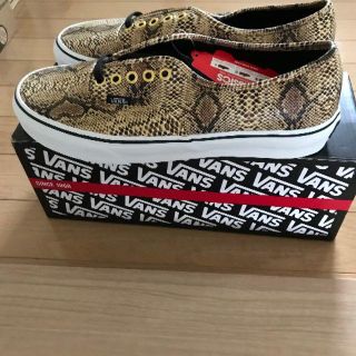 ヴァンズ(VANS)のVANS　スネークゴールドスニーカー　２７ｃｍ(スニーカー)