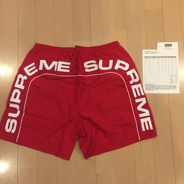 メンズsupreme arc logo water short サイズＳ