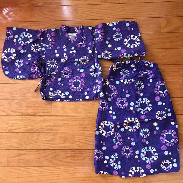 ampersand(アンパサンド)のampersand 浴衣 サイズ90 キッズ/ベビー/マタニティのキッズ服女の子用(90cm~)(甚平/浴衣)の商品写真