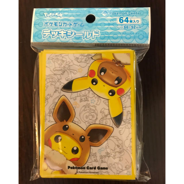 ポケモン ポケモンカード ピカチュウ イーブイ ポンチョ スリーブ 新品未開封の通販 By 颯 S Shop ポケモンならラクマ