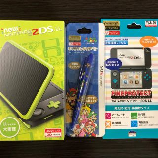 ニンテンドー2DS(ニンテンドー2DS)のNewニンテンドー2DS LL （ブラック×ライム ）(家庭用ゲーム機本体)